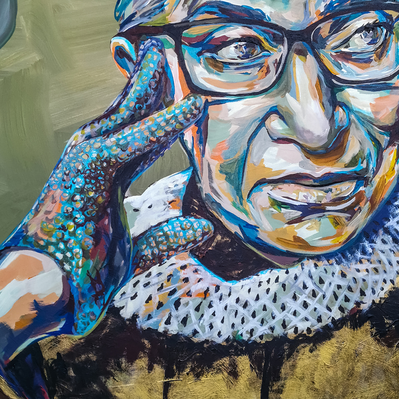 Detailansichten Gemälde von carographic