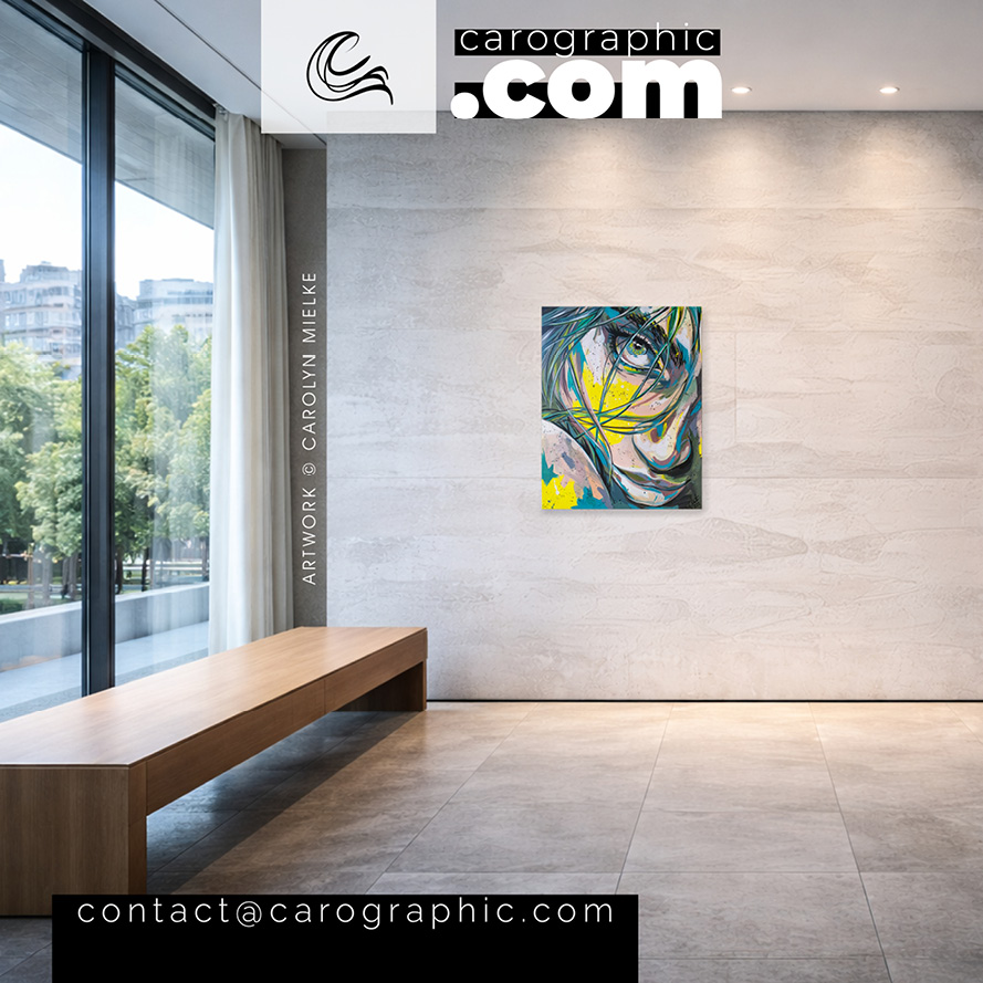 Original-Acrylgemälde im Office – Kunst im Raum