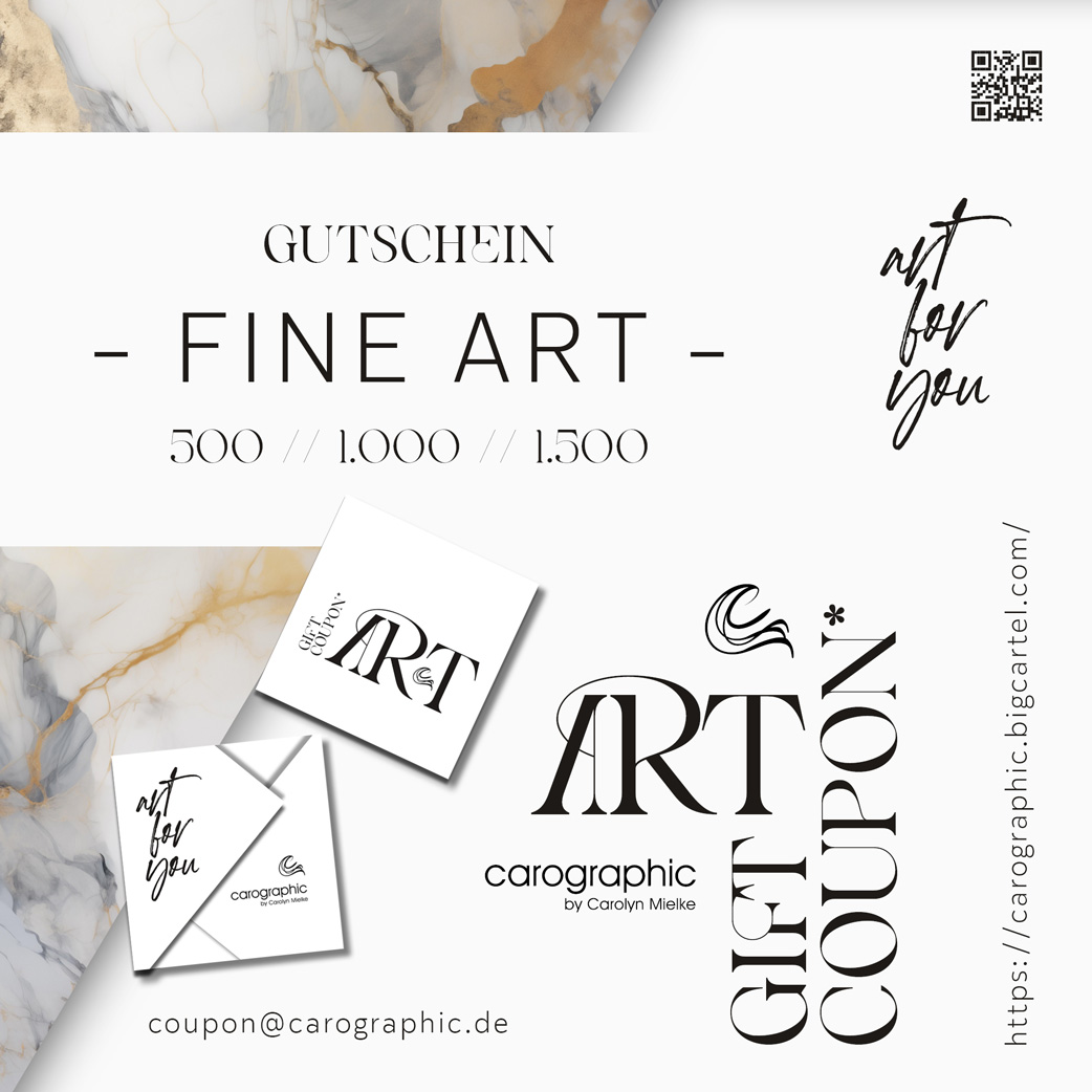 Kunstgutschein Wertgutschein – für Originale und Auftragsmalerei