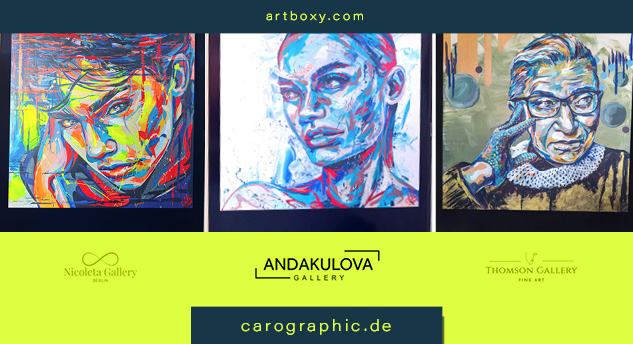 Digitale Ausstellung 2025 in Berlin, Dubai und Zug mit Carolyn Mielke