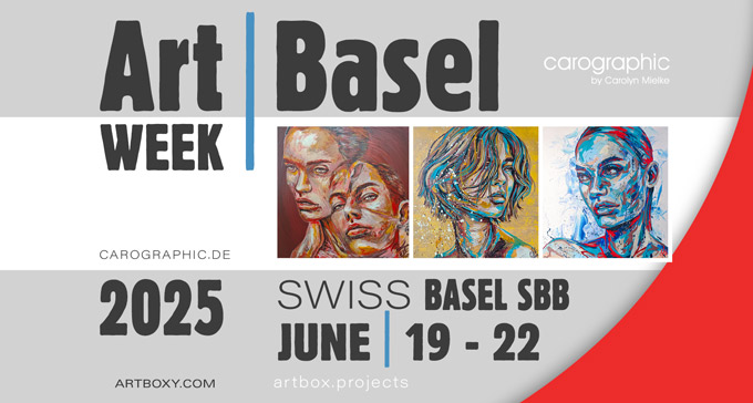 Art Basel Week 2025 mit Werken von Carolyn Mielke im Bahnhof Basel SBB