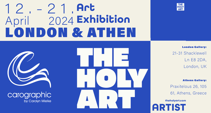The Holy Art 2024 London und Athen mit carographic