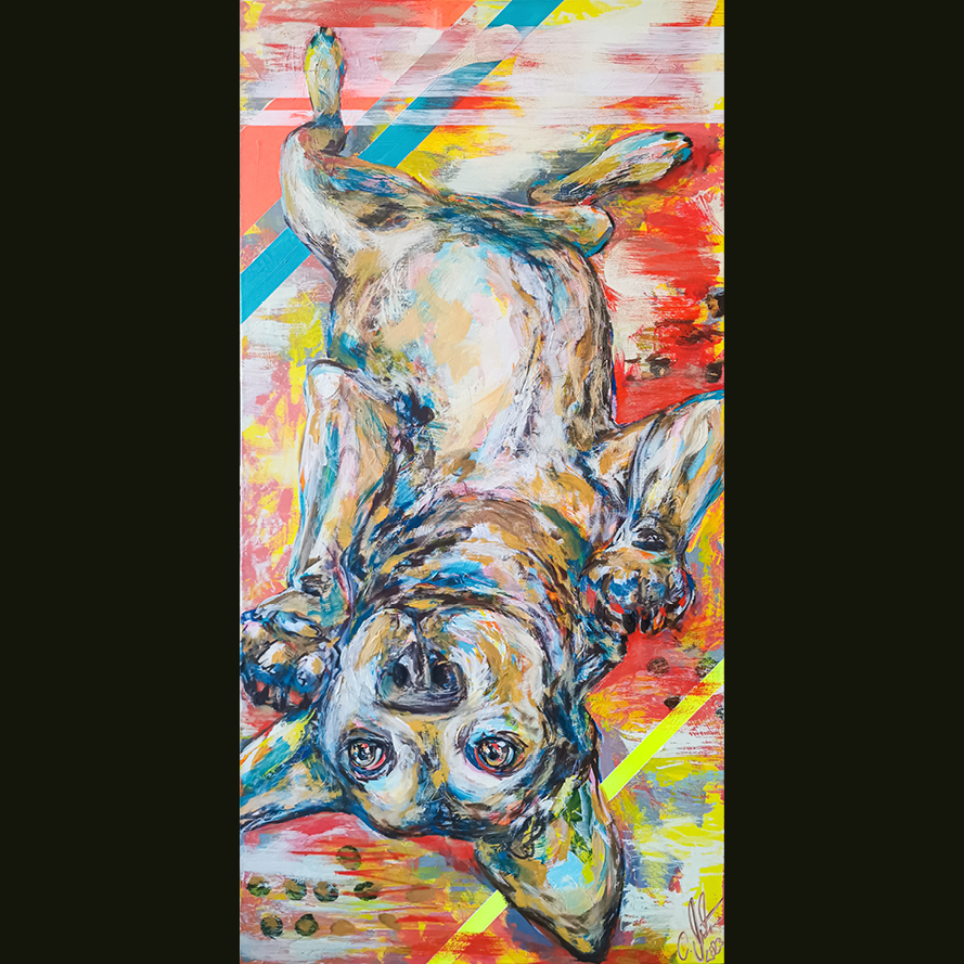 Originalkunstwerk „Rosi Basquiat“