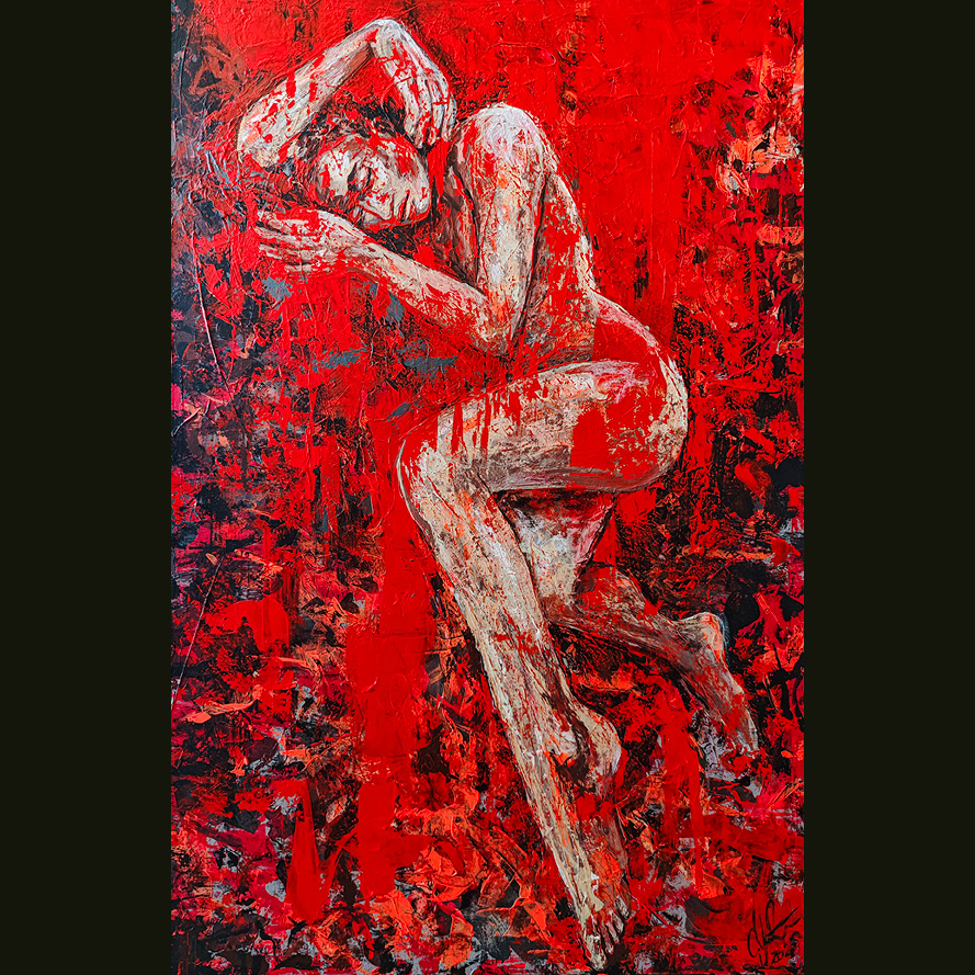 Originalkunstwerk „Enja Brandt“ – Acryl auf Leinwand (2025), 80x120 cm